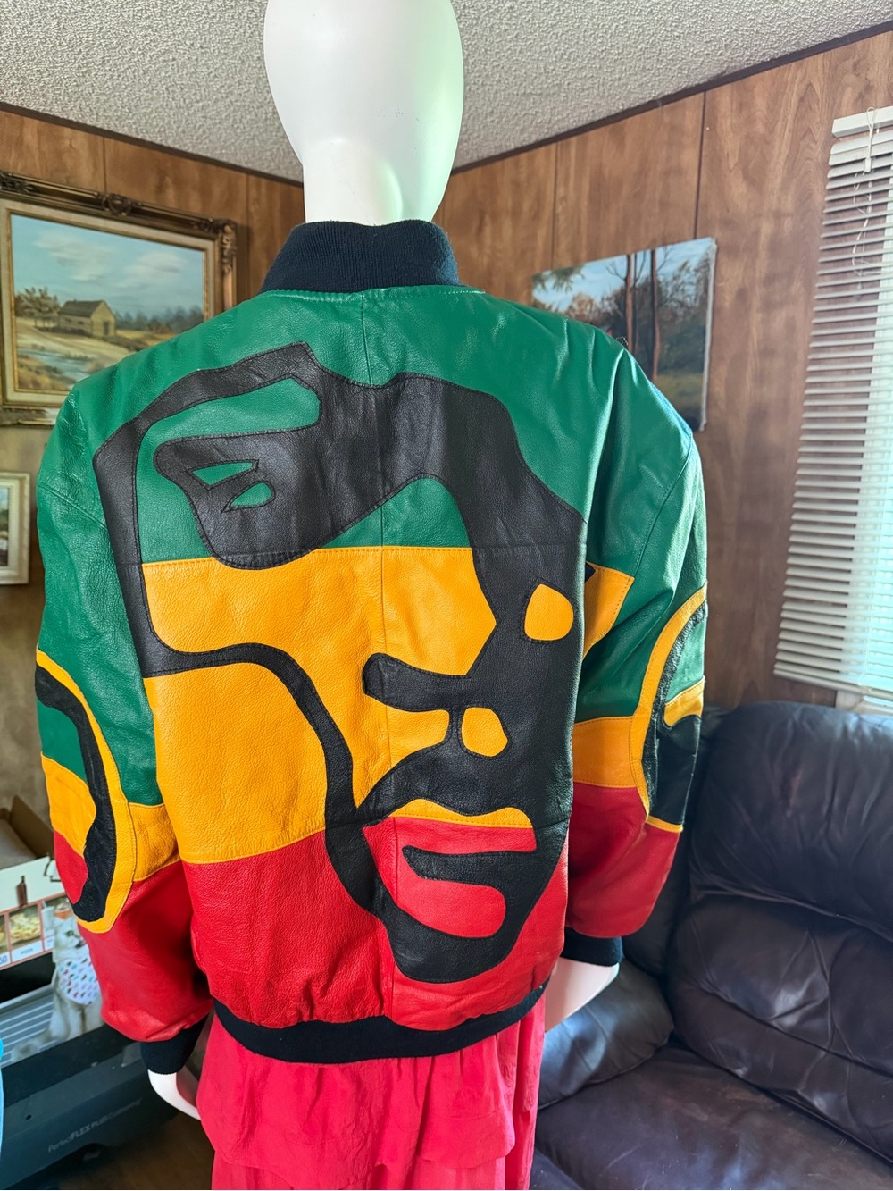 Vintage 1990’s Leather Michael Hoban Whermi Leather Jacket